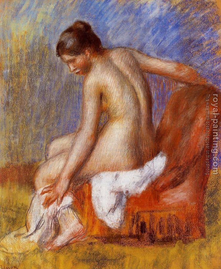 Pierre Auguste Renoir : Nude in an Armchair